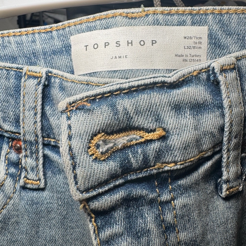Topshop Jamie Blue Jeans